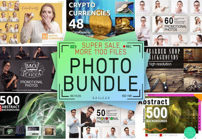 1100+ Professional Stock Photos Bundle - Artixty