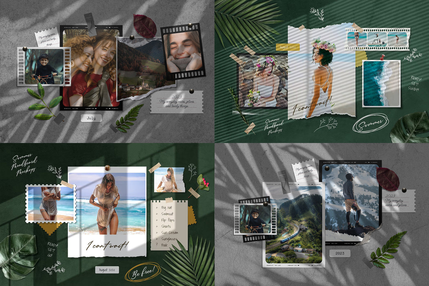23 Polaroid Mockups Bundle - Artixty