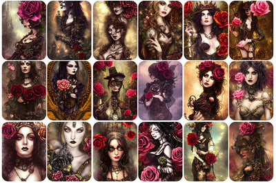 155+ Gothic Steampunk Images Bundle