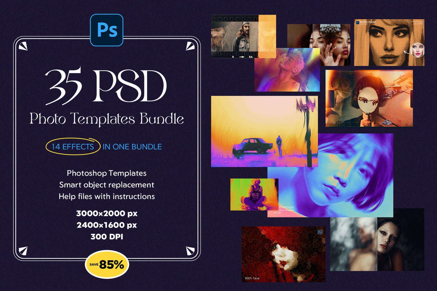 The Altered State Photo Templates Bundle - Artixty