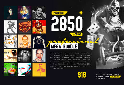 Tutorial: 2850+ Professional Photoshop Actions