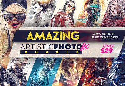 Tutorial: Amazing Artistic Photoshop Actions