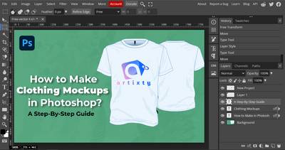 How to Make Clothing Mockups in Photoshop? A Step-By-Step Guide