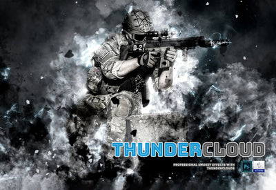 10-In-1 Lighting Explosions Photoshop Actions Bundle - Artixty