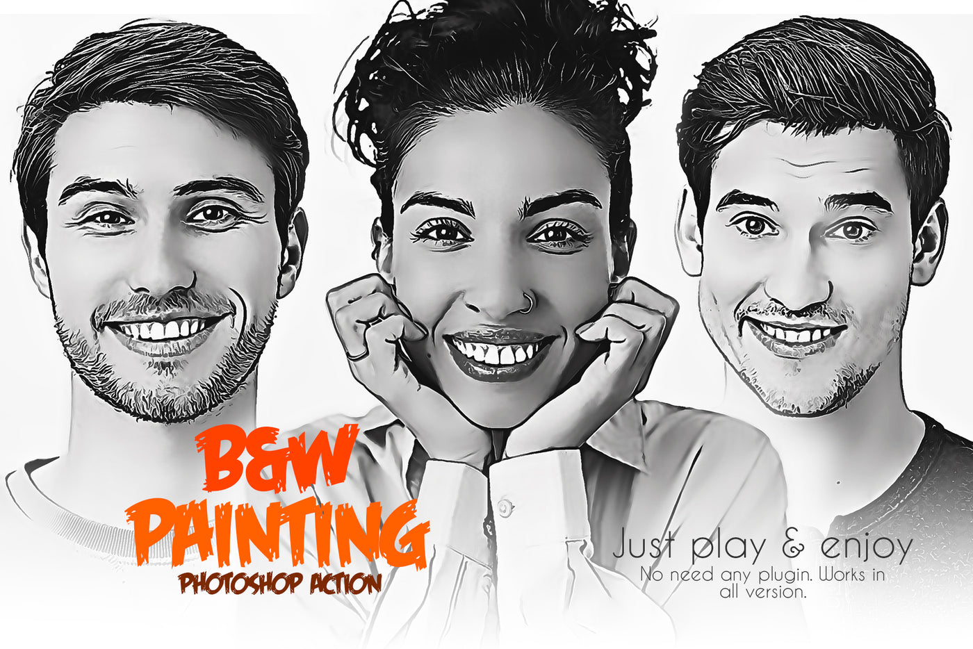 10 in 1 Premium Photoshop Actions Bundle - Artixty