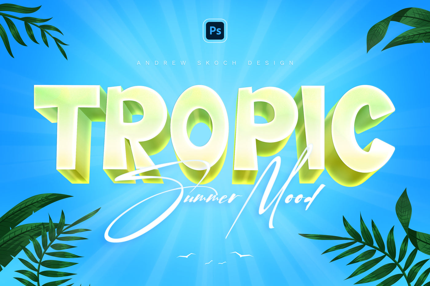 Sizzling Summer Text Effects Bundle - Artixty