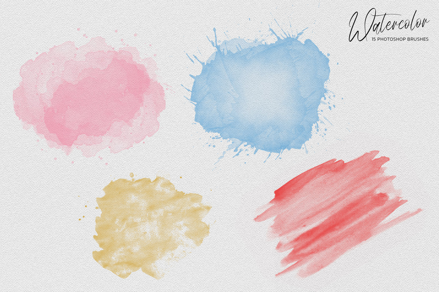Watercolor Assets Bundle - Artixty