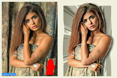 10-In-1 Digital Art Photoshop Actions Bundle - Artixty