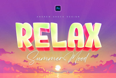Sizzling Summer Text Effects Bundle - Artixty