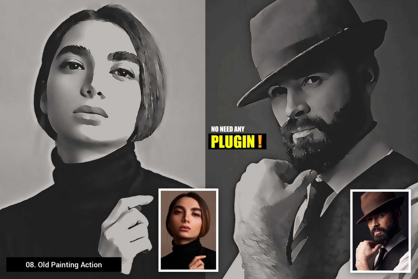 10 in 1 Premium Photoshop Actions Bundle - Artixty
