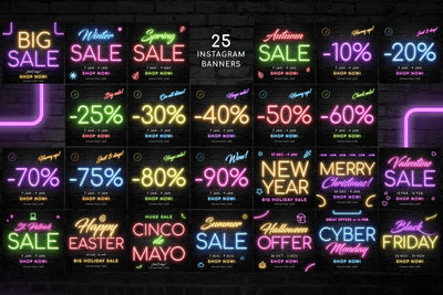 The Neon Assets Bundle - Artixty