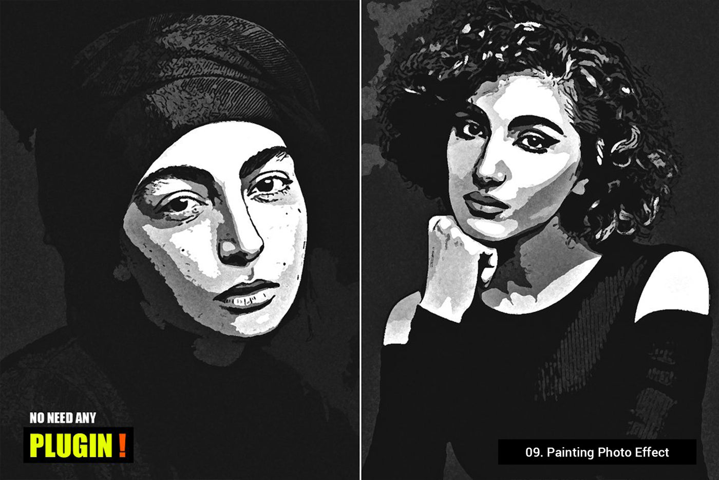 10-In-1 Premium Painting Photoshop Actions Bundle - Artixty