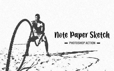 31 Trendy Sketch Photoshop Actions Bundle