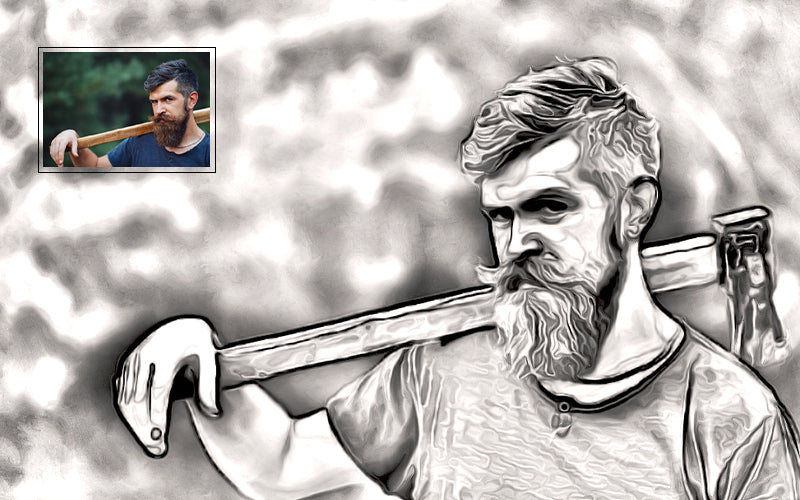 31 Trendy Sketch Photoshop Actions Bundle