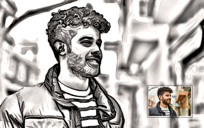 31 Trendy Sketch Photoshop Actions Bundle