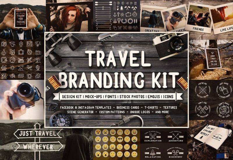 The Ultimate Travel Branding UI Kit - Artixty