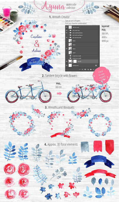Beautiful Wreath Creator Design Bundle - Artixty