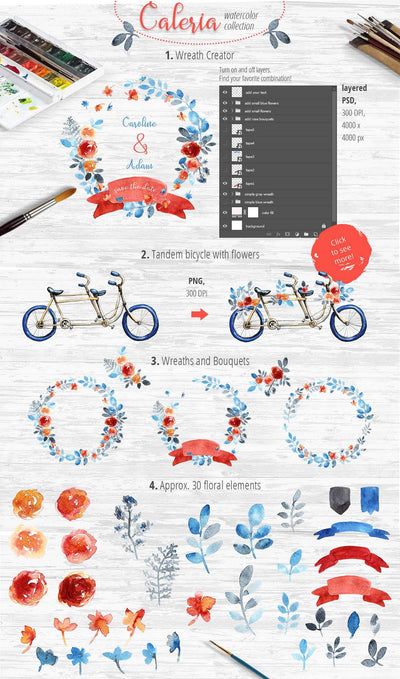 Beautiful Wreath Creator Design Bundle - Artixty