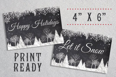 Chalk Mega Holiday Flyers Bundle - Artixty