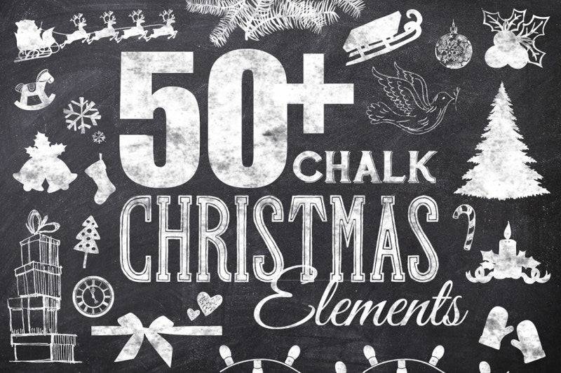 Chalk Mega Holiday Flyers Bundle - Artixty