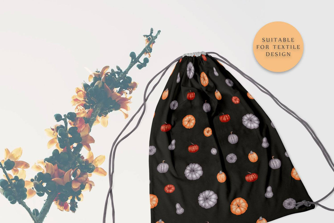 Soft Autumn Watercolor Design Bundle - Artixty