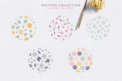 Soft Autumn Watercolor Design Bundle - Artixty