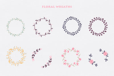 Soft Autumn Watercolor Design Bundle - Artixty