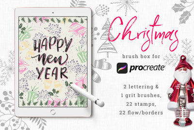 Procreate Stamps & Brushes Bundle - Artixty