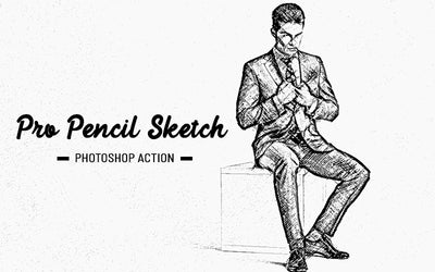 31 Trendy Sketch Photoshop Actions Bundle
