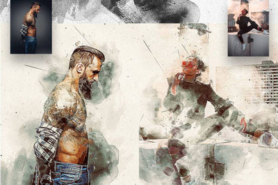 Amazing Artistic Photoshop Actions Bundle - Artixty