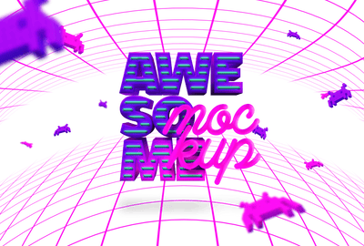 Awesome 3D Text Mockup Mega Bundle - Artixty