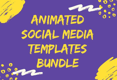 8-In-1 Animated Social Media Templates Bundle - Artixty