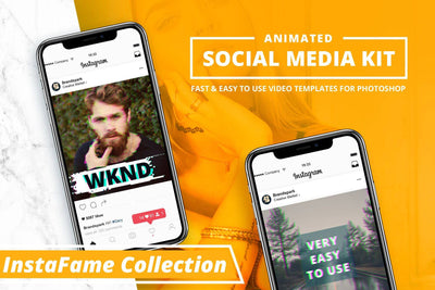 8-In-1 Animated Social Media Templates Bundle - Artixty