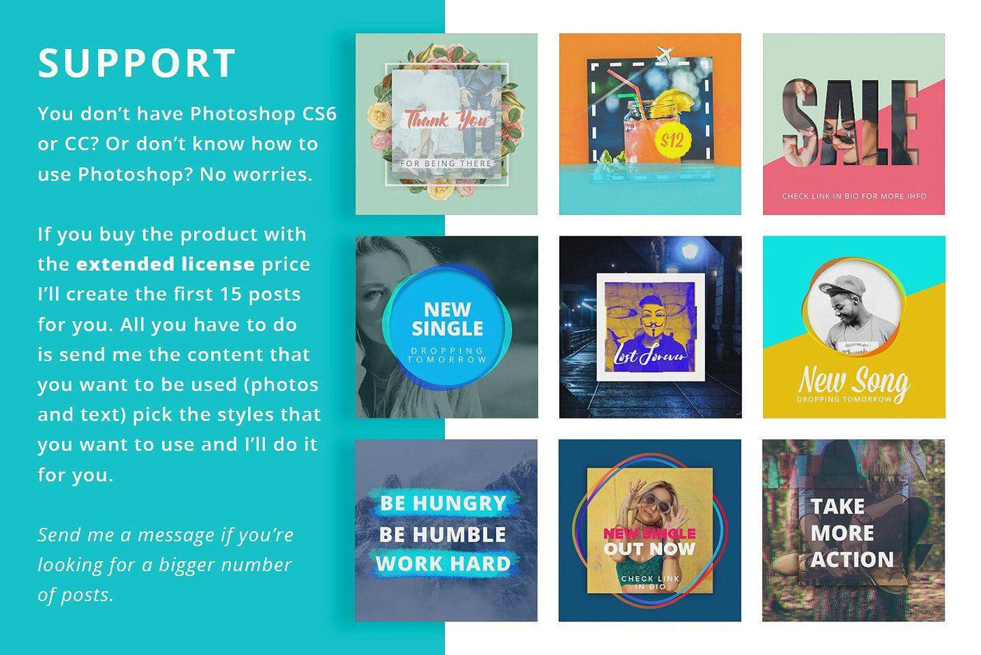 8-In-1 Animated Social Media Templates Bundle - Artixty