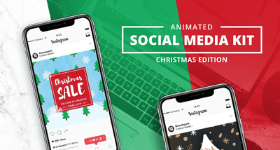 8-In-1 Animated Social Media Templates Bundle - Artixty