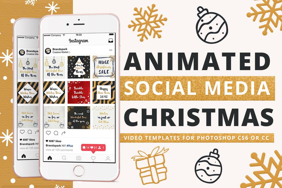 8-In-1 Animated Social Media Templates Bundle - Artixty