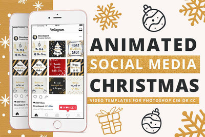 8-In-1 Animated Social Media Templates Bundle - Artixty