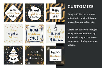 8-In-1 Animated Social Media Templates Bundle - Artixty