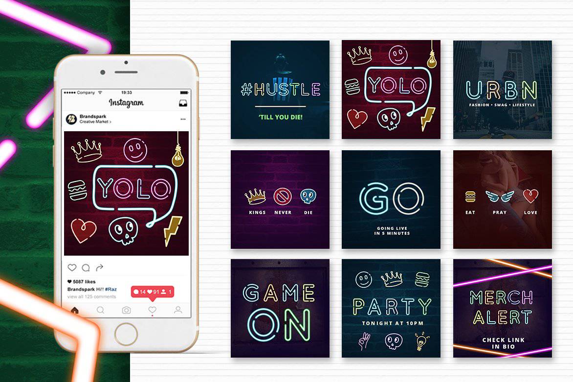8-In-1 Animated Social Media Templates Bundle - Artixty