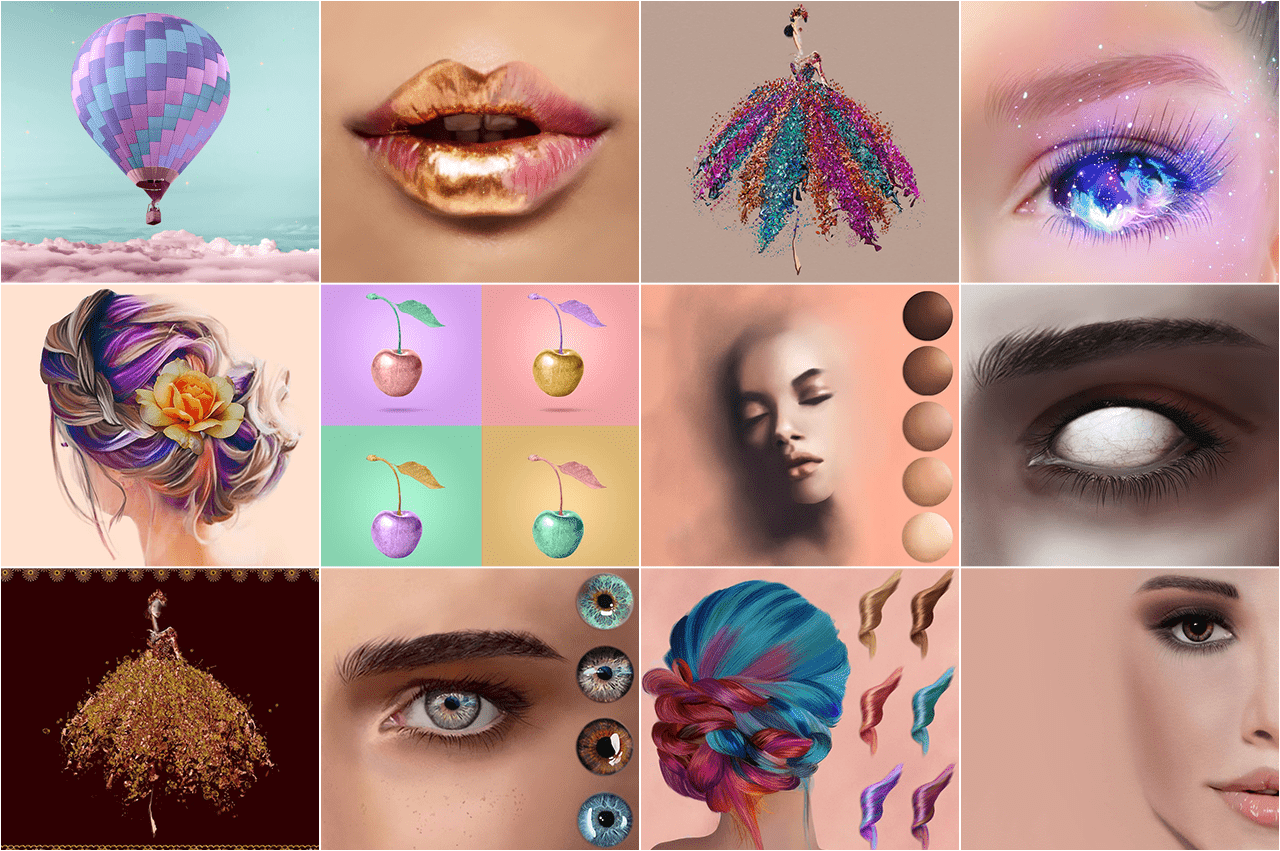 Massive Photoshop & Illustrator Swatches Bundle - Artixty