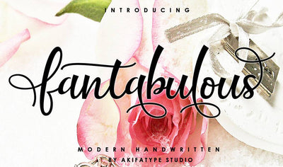 Hand-Lettered Font Bundle - 17 Romantic Script Fonts - Artixty