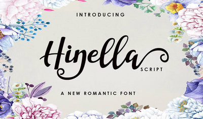 Hand-Lettered Font Bundle - 17 Romantic Script Fonts - Artixty