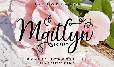 Hand-Lettered Font Bundle - 17 Romantic Script Fonts - Artixty