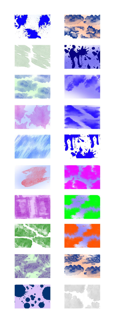 1300 Watercolor & Brush Texture Bundle - Artixty