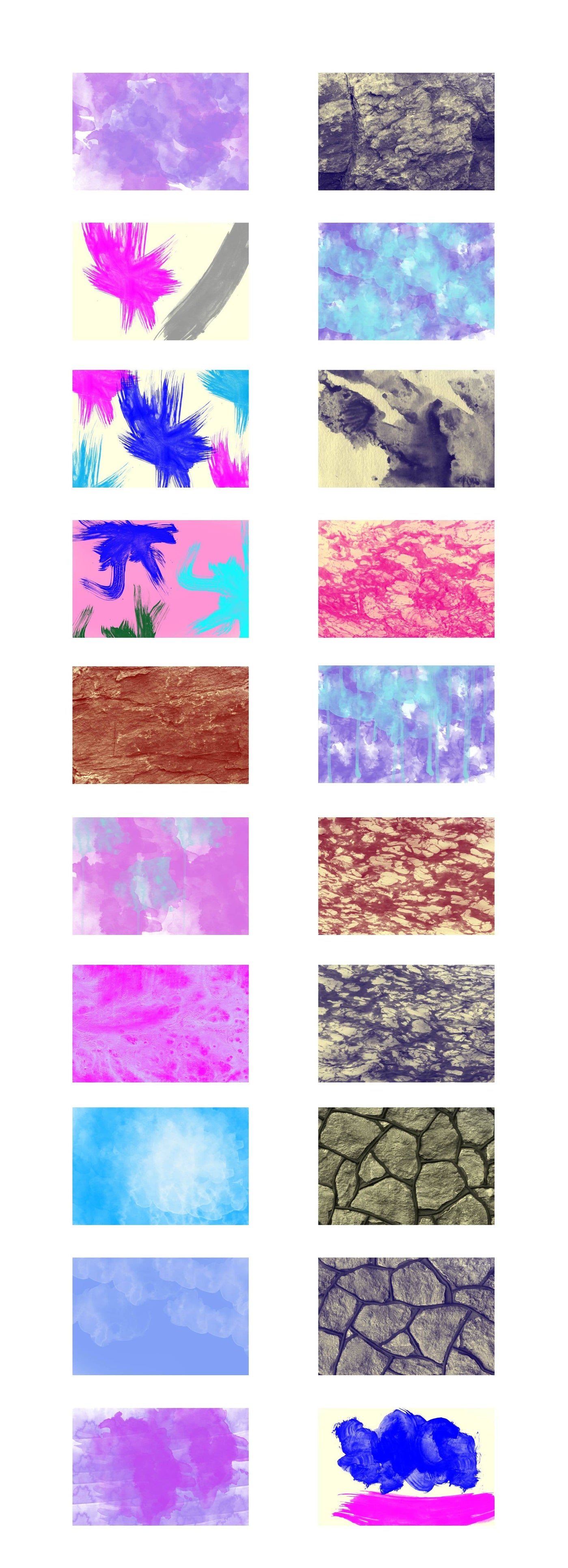 1300 Watercolor & Brush Texture Bundle - Artixty