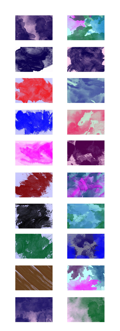1300 Watercolor & Brush Texture Bundle - Artixty