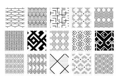 100 Exclusive Geometric Vector Patterns - Artixty