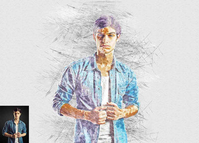 12 Artistry Painting Photoshop Actions Bundle - Artixty