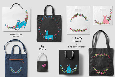 Hand-Drawn Dog Designs Mega Bundle - Artixty