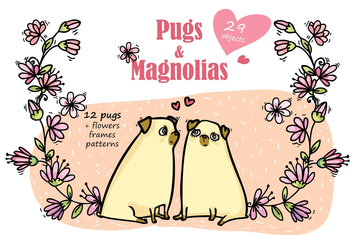 Hand-Drawn Dog Designs Mega Bundle - Artixty